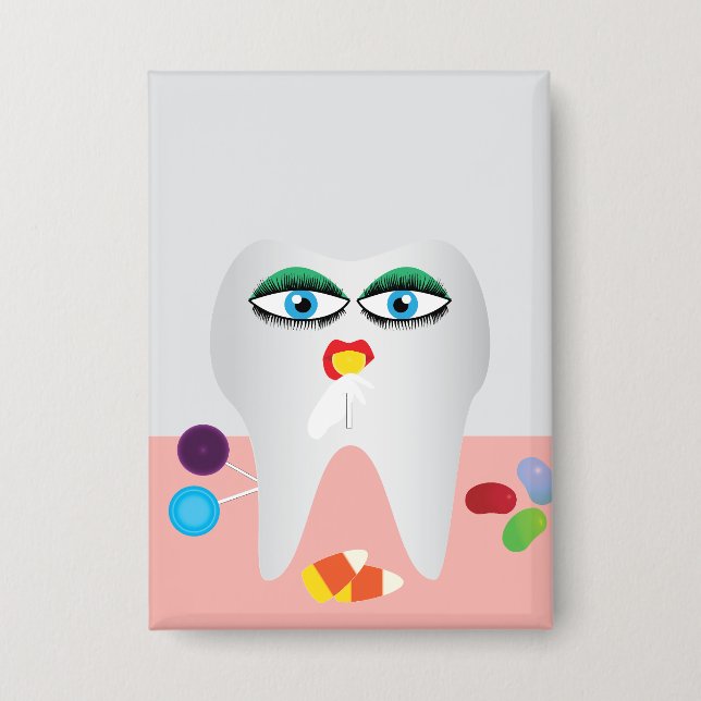 Sweet Tooth Button (Front)