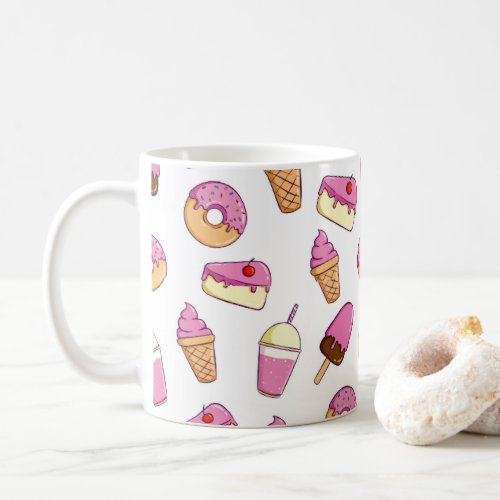 Sweet Tooth Dessert Pattern  Coffee Mug