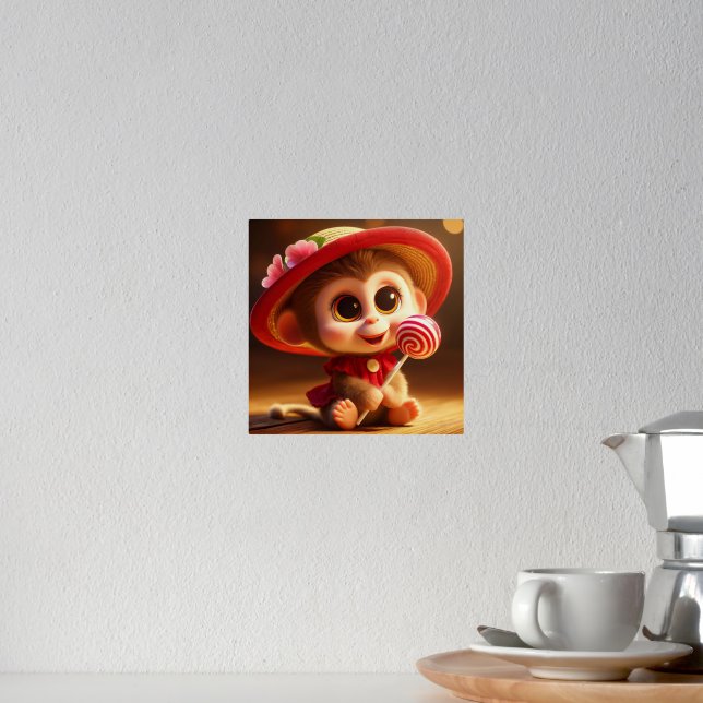 Sweet Tooth Monkey Foil Prints (In Situ (Counter 2))