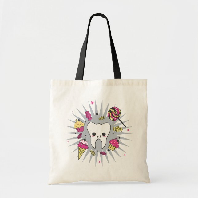 Sweet Tooth Tote Bag (Front)
