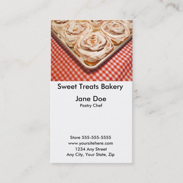 Sweet Treat Business Card (Front)
