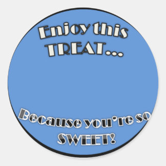 Sweet Treat Classic Round Sticker