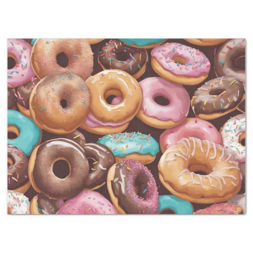 Sweet treat Donut Decoupage Tissue Paper