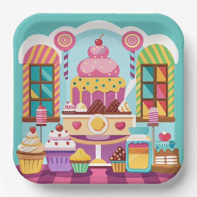 Sweet Treat Paper Plates (Front)