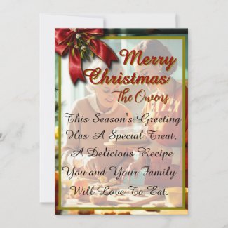 Sweet Treat Recipe Christmas Greetings