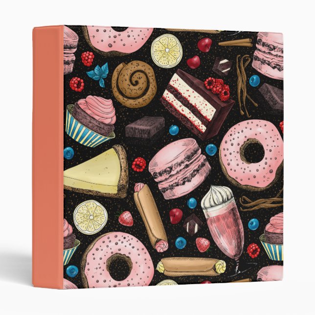 Sweet treats  3 ring binder (Front/Spine)