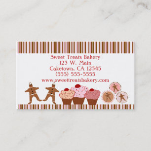 Sweet Treats Bakery Business Card