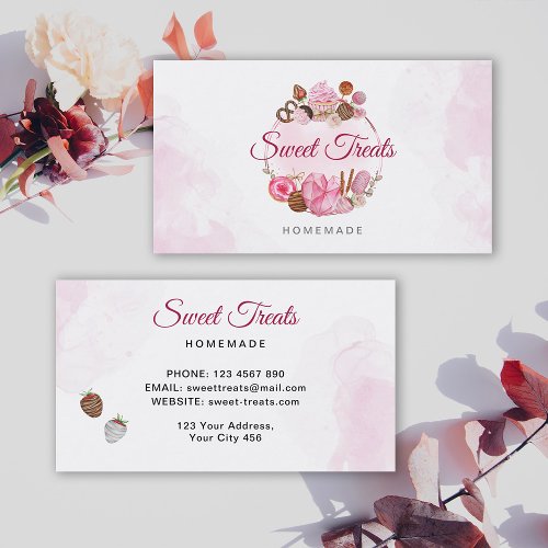 Sweet Treats Bakery  Business Card