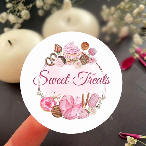 Sweet Treats Bakery  Classic Round Sticker