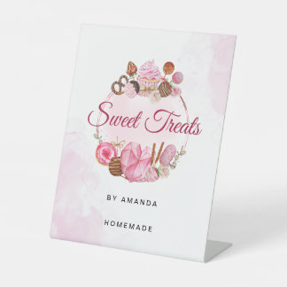 Sweet Treats Bakery Pedestal Sign