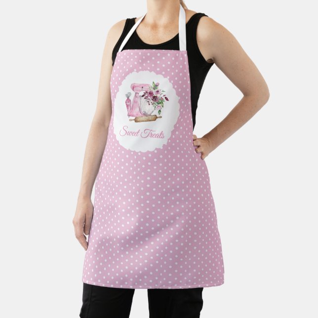 Sweet Treats Bakery Pink Apron (Insitu)