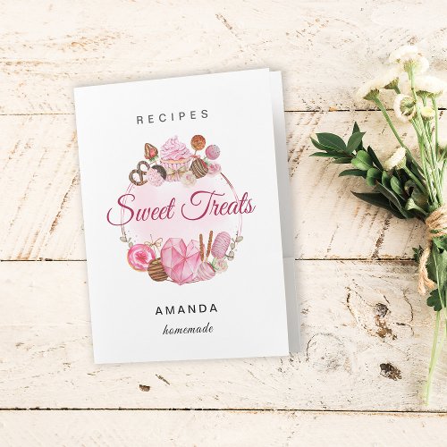 Sweet Treats Bakery Recipes Pocket Folder