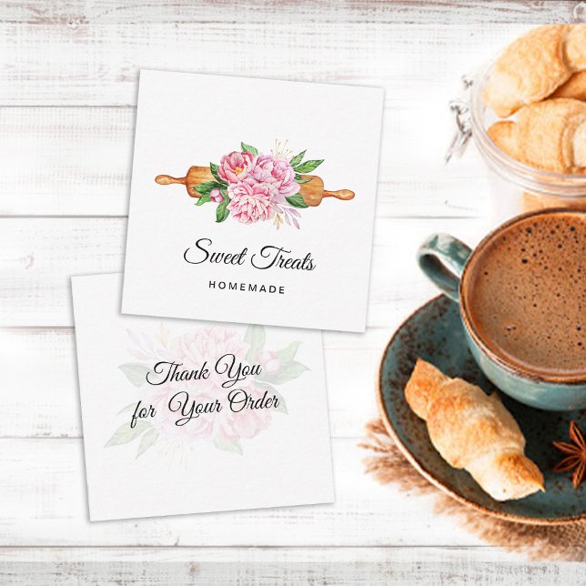 Sweet Treats Bakery Thank you Note Card (Creator Uploaded)