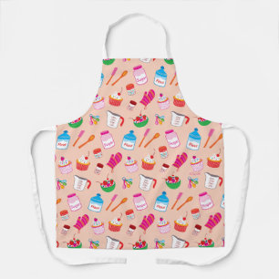 Sweet Treats Baking Pattern Apron