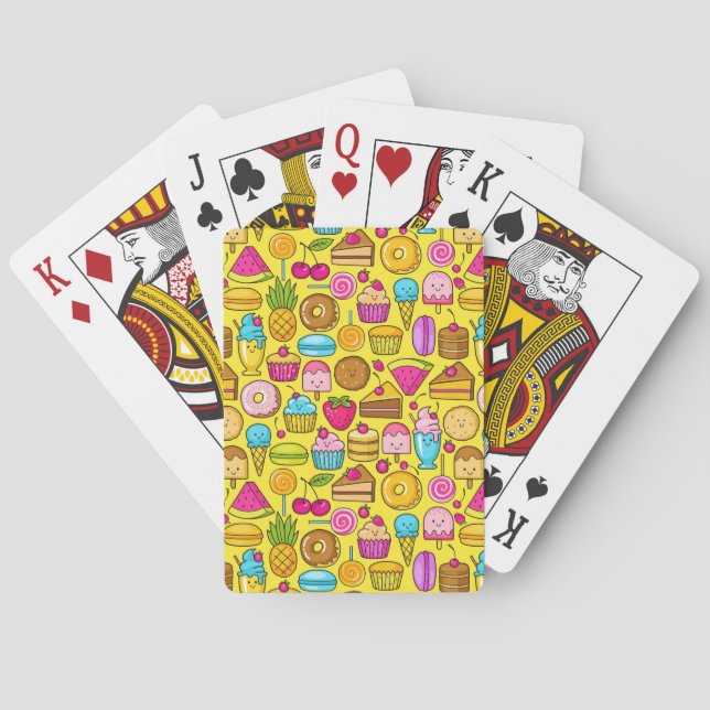Sweet Treats Bicycle Playing Cards (Back)