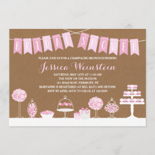 Sweet Treats   Bridal Shower Invitation