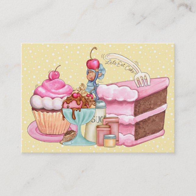 Sweet Treats Business Card - SRF (Front)