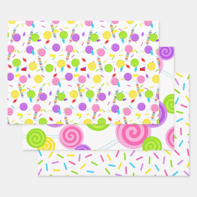 Sweet Treats Candy Wrapping Paper (Set)