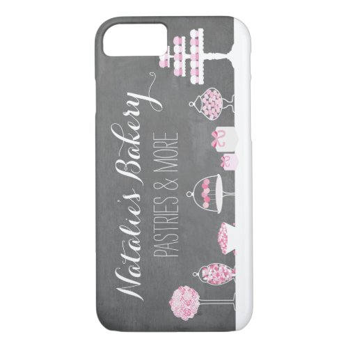 Sweet Treats Chalkboard Bakery iPhone 87 Case