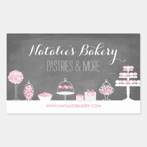 Sweet Treats Chalkboard Bakery Sticker