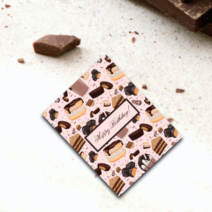 Sweet Treats Chocolate Donut Mocha Peanut Butter Card