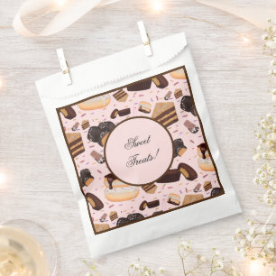 Sweet Treats Chocolate Donut Mocha Peanut Butter Favor Bag