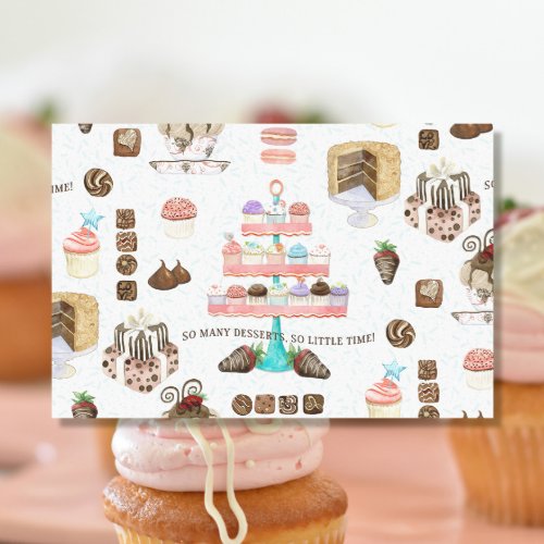 Sweet Treats Chocolates Cupcakes n Cakes Decoupage Tissue Paper