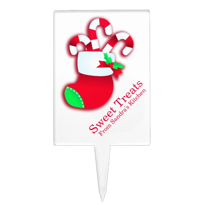 Sweet Treats Christmas fun cake topper