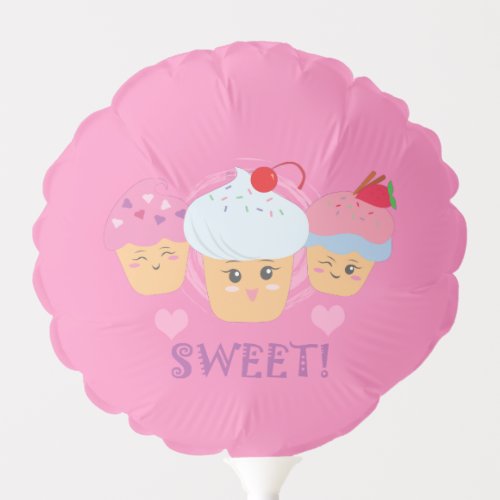 Sweet Treats _ Cupcakes Balloon