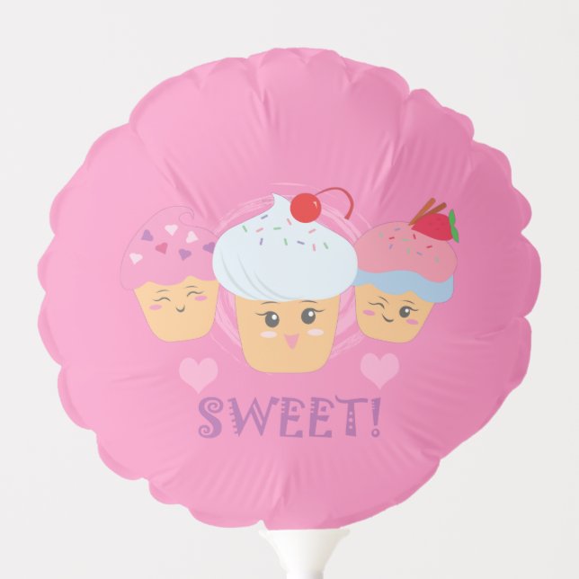 Sweet Treats - Cupcakes! Balloon (Front)