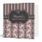 Sweet Treats Damask & Stripe Dessert Recipe Binder