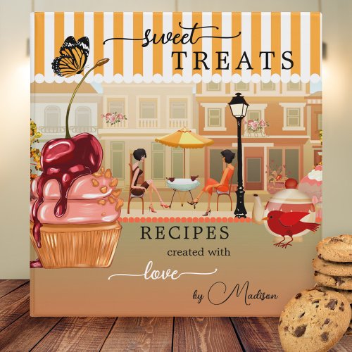 Sweet Treats Dessert Cupcake Recipe Binder