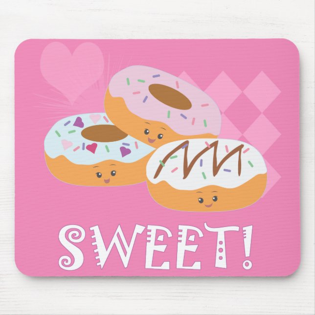Sweet Treats - Donuts! Mouse Pad (Front)