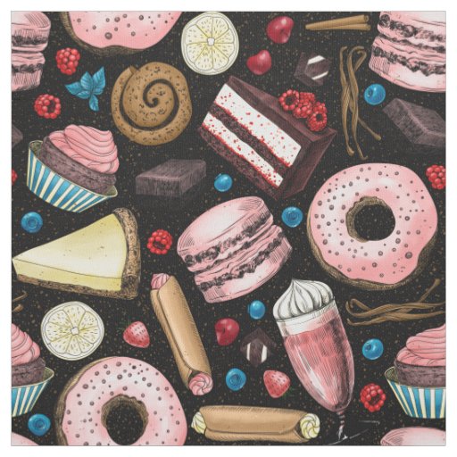 Sweet treats  fabric