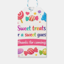 Sweet Treats Favor Tag – Candy Theme Party theme