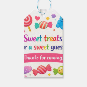 Sweet Treats Favor Tag – Candy Theme Party theme