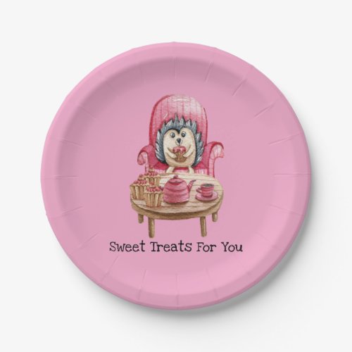 Sweet Treats For You _ Porcupine Paper Plate