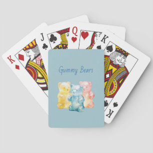Sweet Treats Gummy Bears Poker Cards