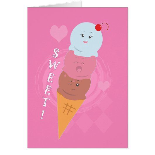 Sweet Treats - Ice Cream Cone! Cards (Front)