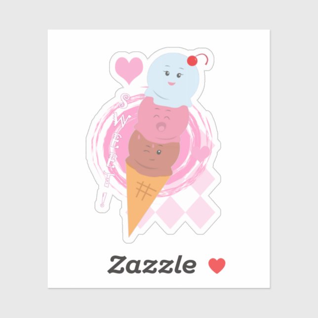 Sweet Treats - Ice Cream! Sticker (Sheet)