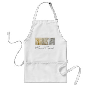 Sweet Treats in Shades of White Adult Apron