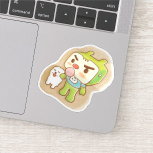 Sweet Treats: Iron T & Smiling Bichon Iced Cookies Sticker