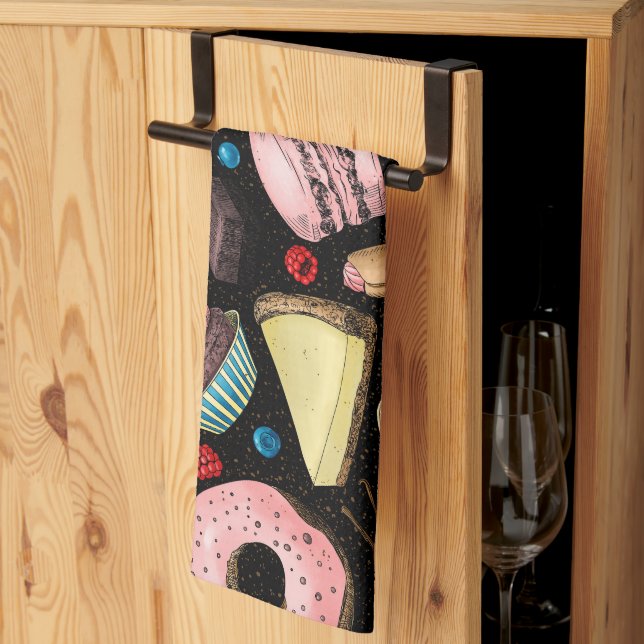 Sweet treats  kitchen towel (Thirds Fold)