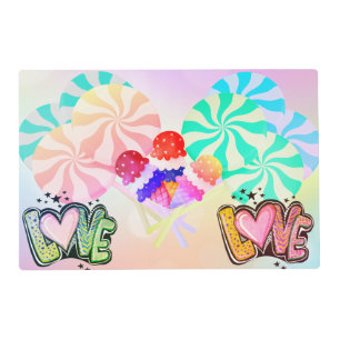 Sweet Treats Laminated Placemat