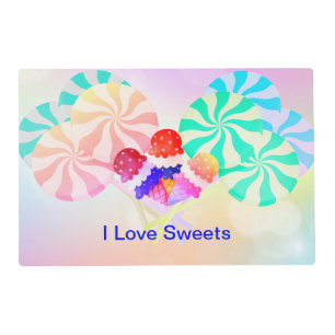 Sweet Treats Laminated Placemat