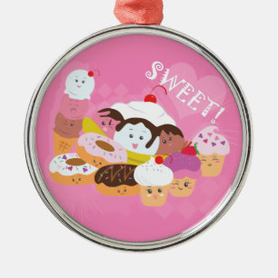Sweet Treats Metal Ornament