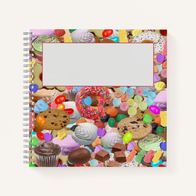 Sweet treats notebook (Front)
