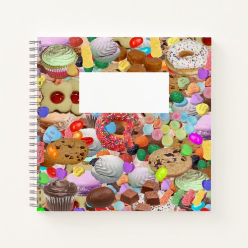 Sweet treats notebook