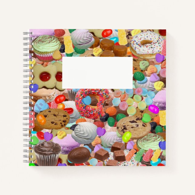 Sweet treats notebook (Front)