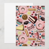 Sweet treats on pink (Front/Back)